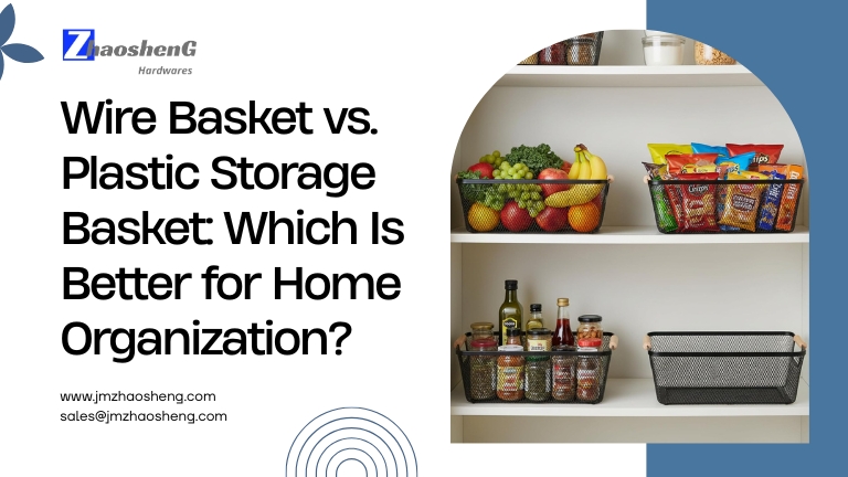 Cesta de alambre vs. Cesta de almacenamiento de plástico: ¿cuál es mejor para la organización del hogar?